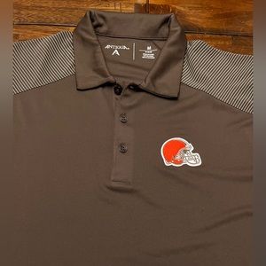 Antigua NFL Cleveland Browns Polo Shirt Men’s Size Medium